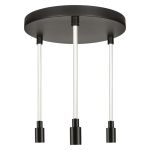 Ledvance Decor Glow Pendelleuchte Schwarz 28W 1400lm - 927 Extra Warmweiß | 400mm - Höchste Farbwiedergabe