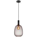 Nordlux Alton Pendelleuchte Glas Schwarz | Geeignet für E27