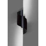 Emibig Wandleuchte Spiner Stahl Schwarz | Geeignet für 1x G9 - Max 8W