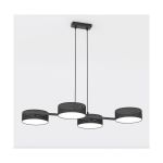 Emibig Pendelleuchte Drumz Stahl Schwarz | Geeignet für 4x E14 - Max 10W
