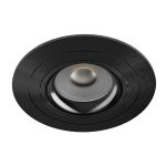 Noxion Einbau Spot Logic MR16 Schwenkbar Schwarz | 92mm - Ausschnitt 80mm - IP20 - incl. GU10 Sockel 