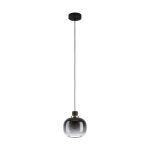 Eglo Pendelleuchte Oilella Stahl Schwarz Gold | IP20 - Geeignet für 1x E27 