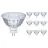 Mehrfachpackung 10x Philips Corepro LED Spot GU5.3 MR16 4.4W 390lm 36D - 840 Kaltweiß | Ersatz für 35W