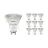 Mehrfachpackung 10x Noxion PerfectColor LED-Spot GU10 PAR16 4W 345lm 36D - 930 Warmweiß | Höchste Farbwiedergabe - Dimmbar - Ersatz für 50W