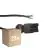 Mehrfachpackung 25x Noxion GST - Kompatibel Versorgungskabel Schwarz - Männlich + Offene Enden - 0,3m - 3 pole 0,75mm2