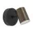 Eglo Wandleuchte Consuma 1 Stahl Bronze Schwarz | IP44 - Geeignet für 1x GU10