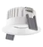Ledvance LED-Spot Fix Aluminium Weiß 8W 640lm 36D - 927 Extra Warmweiß | Ausschnitt 68mm - IP44 - Höchste Farbwiedergabe - Dimmbar