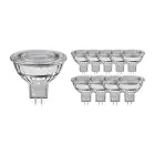 Mehrfachpackung 10x Noxion LED-Spot GU5.3 7.5W 840 60D 700lm | Dimmbar - Kaltweiss - Ersatz für 50W