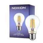 Noxion Lucent Fadenlampe LED E27 Birne Klar 4.5W 470lm - 827 Extra Warmweiss | Ersatz für 40W