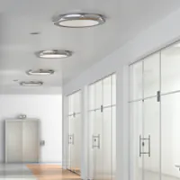 B&uuml;robeleuchtung mit LED-Sensorbeleuchtung