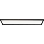 Brilliant Milton Plafonnier Plastique Noir Blanc 19W 3200lm - 840 Blanc Froid | IP44