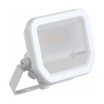 Ledvance Projecteur LED Aluminium Blanc 8W 1100lm 100D - 830 Blanc Chaud | IP66 - Symétrique
