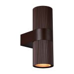 Nordlux Kyklop Applique Murale Aluminium Rouille  Up & Down | Convient pour 2x GU10