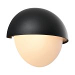 Nordlux Scorpius Applique Murale Rond Noir | Convient pour 1x E27
