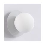 Emibig Applique Murale Americana Acier Gris | Convient pour 1x G9 - Max 8W