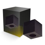 Bright Choice Spot LED Noir Cube | IP20 - GU10 Fitting