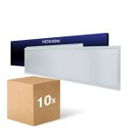 Lot 10x Noxion Panneau LED Ecowhite V4.0 28W 3360lm - 830-840-865 CCT | 120x30cm