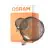 Osram Decor Plat Lamp In Métal Boîtier Vide  LED E27 Globe Dépolie Noir 3.5W 300lm - 827 Blanc Très Chaud | Équivalent 25W