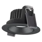 Ledvance Spot LED Adjust Aluminium Noir 8W 680lm 36D - 930 Blanc Chaud | Diamètre 68mm - IP20 - Meilleur rendu des couleurs - Dimmable