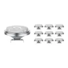 Lot 10x Noxion Spot LED G53 AR111 7.4W 450lm 40D - 927 Blanc Très Chaud | Meilleur rendu des couleurs - Dimmable - Équivalent 50W