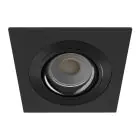 Noxion Encastré Spot Boxi MR16 Inclinable Noir |Diamètre 80mm - IP20 - incl. GU10 Culot 
