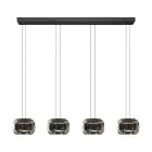 Eglo Suspension Luminaire Hortunas Acier Noir 5.8W 690lm - 830 Blanc Chaud | IP20 - Dimmable 